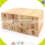 Wholesale 51 PCS Educational Baby Stacking Bricks Game Funny Wooden Stacking Bricks Game Toy Kids Wooden Blocks W13D149 thumbnail-3