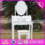 2017 New Design Luxurious Bedroom Solid Wooden Dressing Table With Drawers W08H071 thumbnail-6