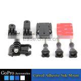 Helmet Side Mount Kit 3M Sticker Screw for Sports DV Accessory Action Camera Cases thumbnail-2