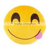 Soft Emoji Smiley Emoticon Yellow Round Cushion Pillow Stuffed Plush Toy Doll Christmas Present New thumbnail-5