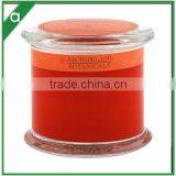 Multi Colored Scented Candle in Glass Jar With Glass Lid thumbnail-5