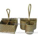 Rattan Flatware Caddy thumbnail-1