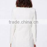 Jackets and Coats Wholesale Female Blazer Jacket for Women Latest Design High Quality White Color Formal Wear Coats and Jackets thumbnail-4