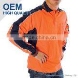 ZX OEM ODM High Visibility Polo Shirtcustom Polo Shirtfr Men's Long Sleeve High Visibility Polo Shirts Wholesale