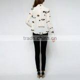 OEM Ladies Long Sleeve Pattern Printed Shirt thumbnail-2