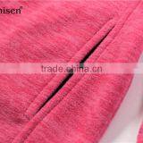 Hot Sale Kids Half Zipper Red Girl Fleece Sweater Jacket thumbnail-4