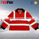 Cotton Blank T-shirts Children Yellow Short-sleeved Sport Warning Security T-shirt Roadway Safety T-shirt thumbnail-4