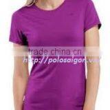 Viet Nam Manufacturer Cheap Wholesale Plain Blank Womens Tshirt thumbnail-1