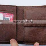Fashion Coffee Cowhide Skin Real Leather Purse Wallet Men thumbnail-4