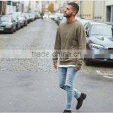 Adults Fashion O-neck Hole Sweater Pullover Style Pullover Sweatshirt Fleece thumbnail-1
