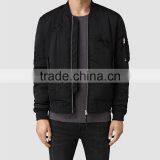 MGOO Custom Designs Embroidery Bomber Jackets Long Sleeves Zip Up Fly Mens Bomber Jackets Zip Up thumbnail-2