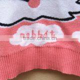 Lovely Rabbite Knitting Pattern Pink Red Baby Girls Stylisg Latest Sweater thumbnail-4