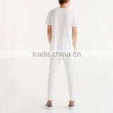 2017 Wholesale Fashion Men White T-shirt Cotton Printing T-shirt Custom Men's Clothing thumbnail-2