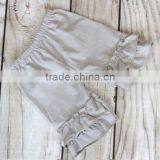 Soft Cotton Baby Clothes Girls Shorts Dresses Summer Double Ruffle Short Pants for Children thumbnail-3