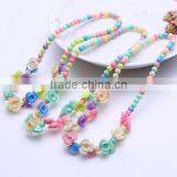 Zm35068a Latest Design Beads Necklace Fancy Colorful Children Necklace Sets thumbnail-2
