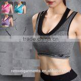 Women's Racerback Gym Fit Workout Yoga Bra thumbnail-2