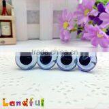 15mm Clear Blue Needle Felted Animal Toy Wire Back Felting Glass Doll Eyes thumbnail-3