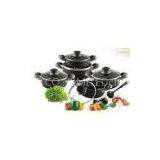 10 PC Kitchen Non Stick Aluminum Cookware Set With Thickness 3.0mm thumbnail-1