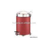 Sell Stainless Steel Round Cover Pedal Bin With Powder Coated Body thumbnail-1