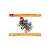 Two In And Three Out Hexagon Gas Distributors Piping Fittings For Cutting Machine