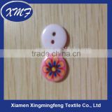 Custom printed logo button for shirt