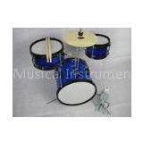 Blue 3 Piece Acoustic Kids Drum Set Sound Percussion Drum Set MU-3KS