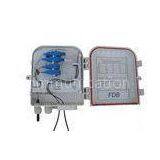 18 PLC Splitter Outdoor Fiber Optic Distribution Box High Impact Plastic