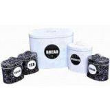 5pcs of Oval Canister Set (Bread, Biscuits, Tea, Coffee and Sugar) thumbnail-1