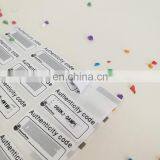 Wholesale Custom Scraped Authenticity Code Adhesive Stickers Paper Sticker With Cheap Price thumbnail-6