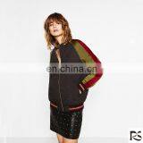Latest Girls Cheap Price Bulk Wholesale Bomber Jacket Women thumbnail-1
