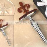 Art Deco Fleur De Lis Wine Opener-Stopper Combo