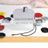 Custom Hangtag String , Golden Polyester for Fastener Brand