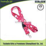 Polyester Material Lanyard With Safety Breakaway Buckles