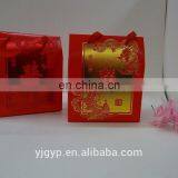 Factory Directly !Promotional Customized Lovely Red Paper Box With Gold Stamp thumbnail-5
