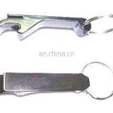 Metal KEY CHAIN BOTTLE OPENER 2 in 1 Silver Gold thumbnail-3