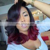 Burgundy hair human hair burgundy lace wigs