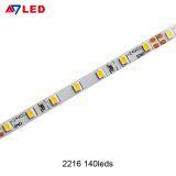 Adled Light High Brightness Smd 2216 140led/m 24v IP20 3mm Ultra Slim Tape Led Strip for Cabinet thumbnail-1