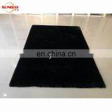 High Quality Luxurious Solid Rabbit Fur Rug With Suede Backing thumbnail-1