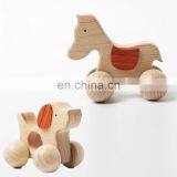 Природный экологический деревянный игрушка - трение автомобиль для собак, лошадей, младенцев и детей