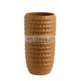 New Arrival Modern Simple Vase Customize Yellow Porcelain Cheap Large Flower Vases for Restaurant Hotel Home thumbnail-1