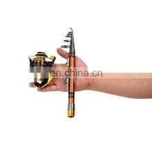 Carbon Fiber Fishing Rod Telescopic Fishing Rod Small Mini Sea Fishing Rod and Reel Set thumbnail-1