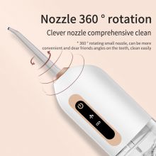 Popular Beauty Device Custom Logo USB Rechargeable  Mini Travel Portable Jet Electronic Oral Water Flosser