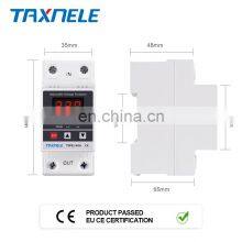 Digital Voltage Relay 40A 60A 63A Din Rail Adjustable Protection Over Under Automatic High Low Voltage Protect Protection thumbnail-2