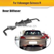 For Volkswagen VW Scirocco R Racing Style Carbon Fiber Rear Bumper Diffuser 15-18 thumbnail-2