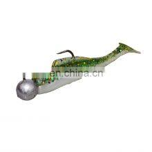 8.5cm 5g 7colors TPR Two-color Soft Lure Oar Tail Soft Bait Luya Soft Bait thumbnail-3