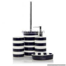 Black & White Bathroom Set
