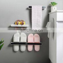 Wall Mount Plastic Slipper Rack for Living Room thumbnail-2