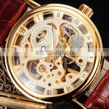 Sewor 605-1 Automatic Mechanical Relogio Masculino Branded Watches Men Luxury Leather Strap Design