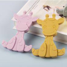 Factory Customize Soft Kids Teething Toys Safety Bpa Free Food Grade Silicone Baby Teether thumbnail-2