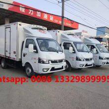 Customized Dongfeng Tuyi 4*2 LHD Petrol Engine Mini Refrigerated Van Truck for Sale 0.5T-1T thumbnail-4